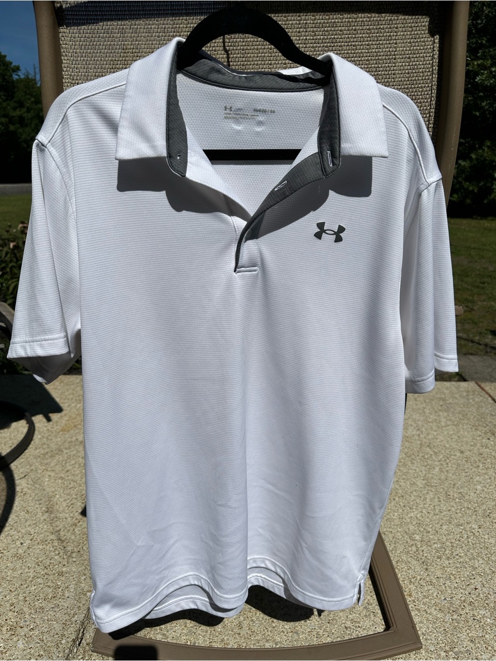 Under Armour Men’s Tech Polo Short Sleeve White - Size XL